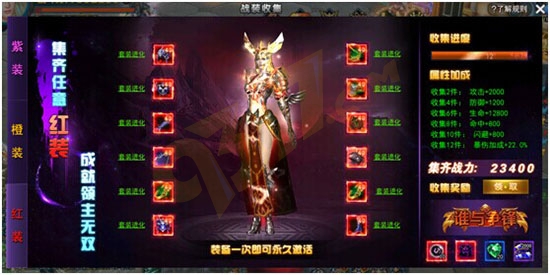 永恒领主红装收集